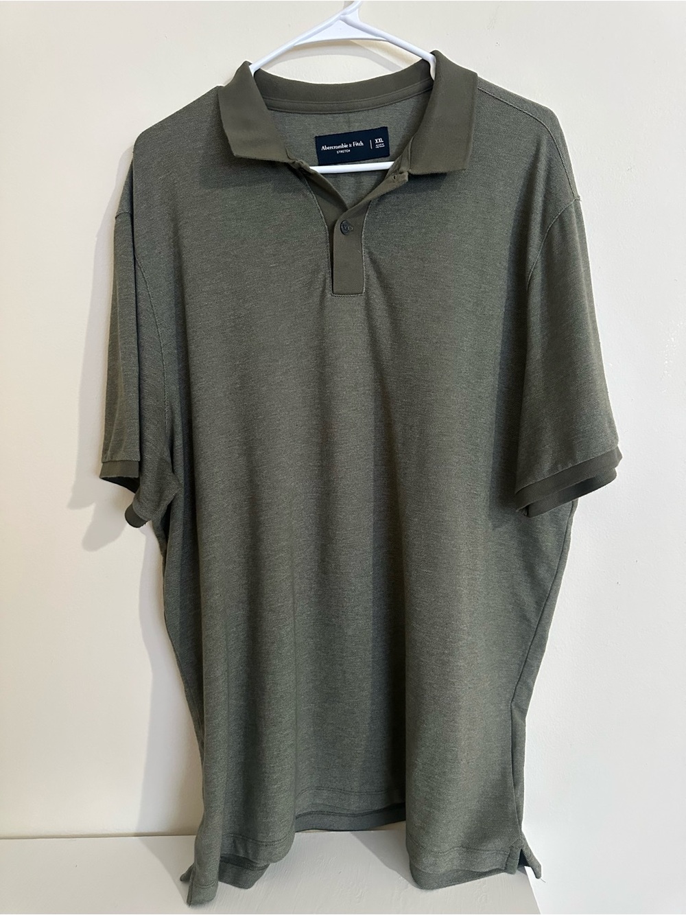 Abercrombie & Fitch Olive Polo Shirt - Men's